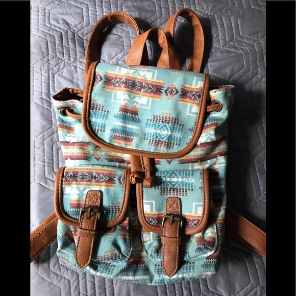 SOLD Tribal Print Charlotte Russe Backpack - Picture 2 of 5